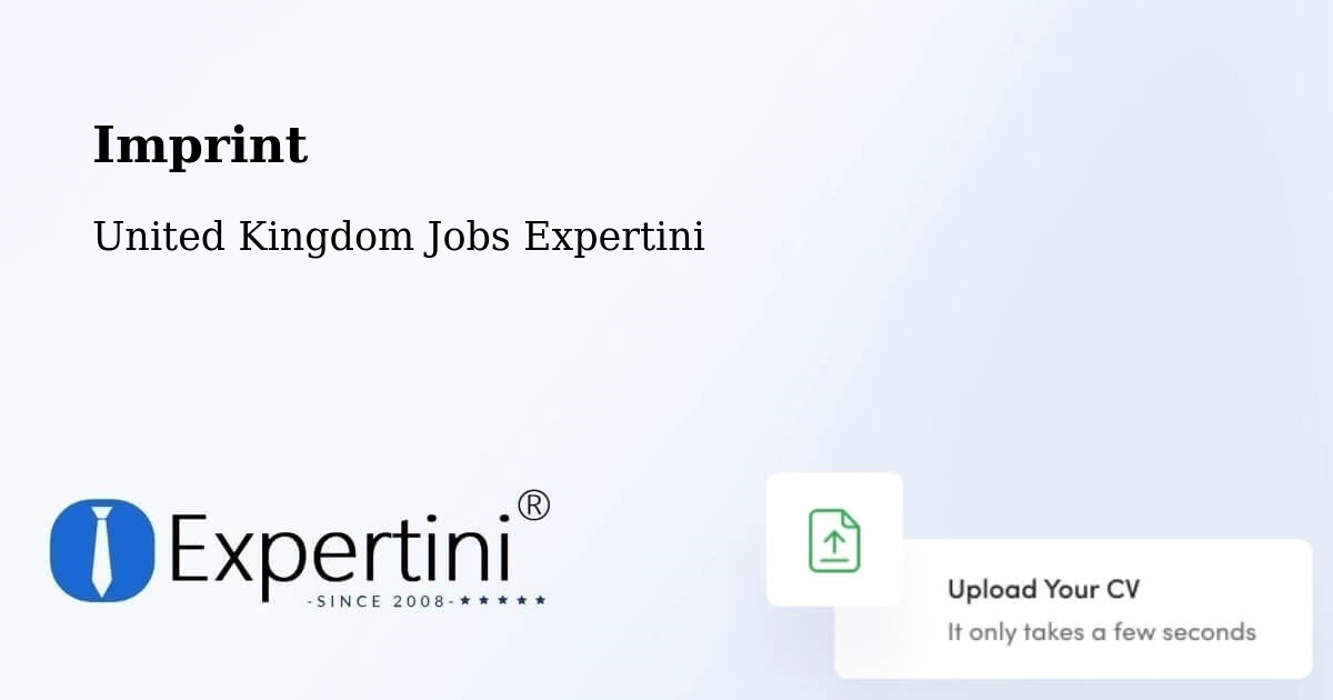 Imprint – Ashton Under Lyne - United Kingdom Jobs Expertini